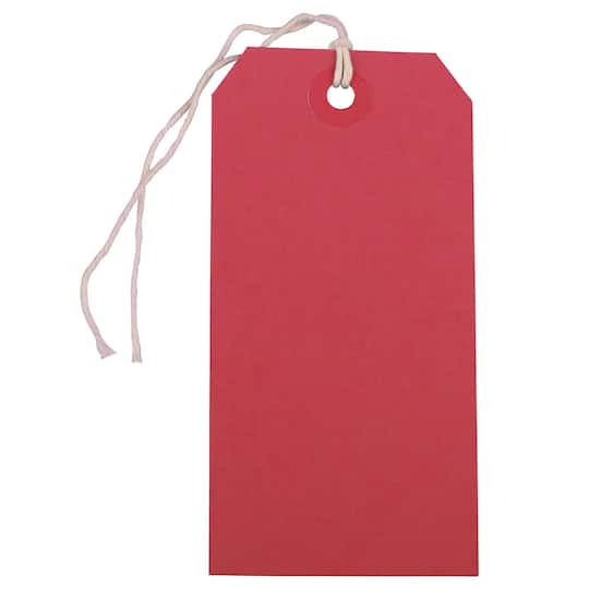 JAM Paper Medium Gift Tags with String